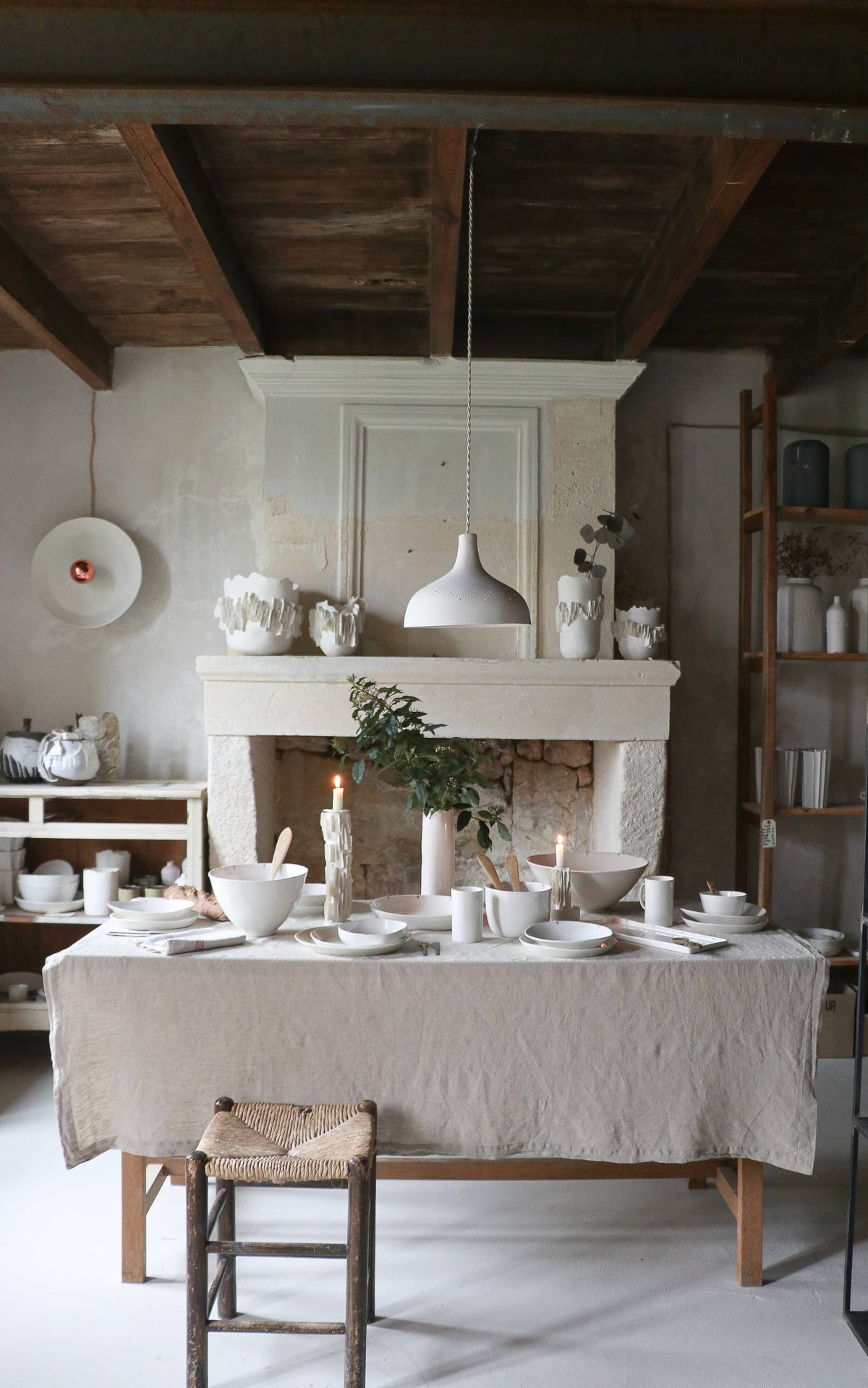 L'art de la table : la pureté de la porcelaine artisanale