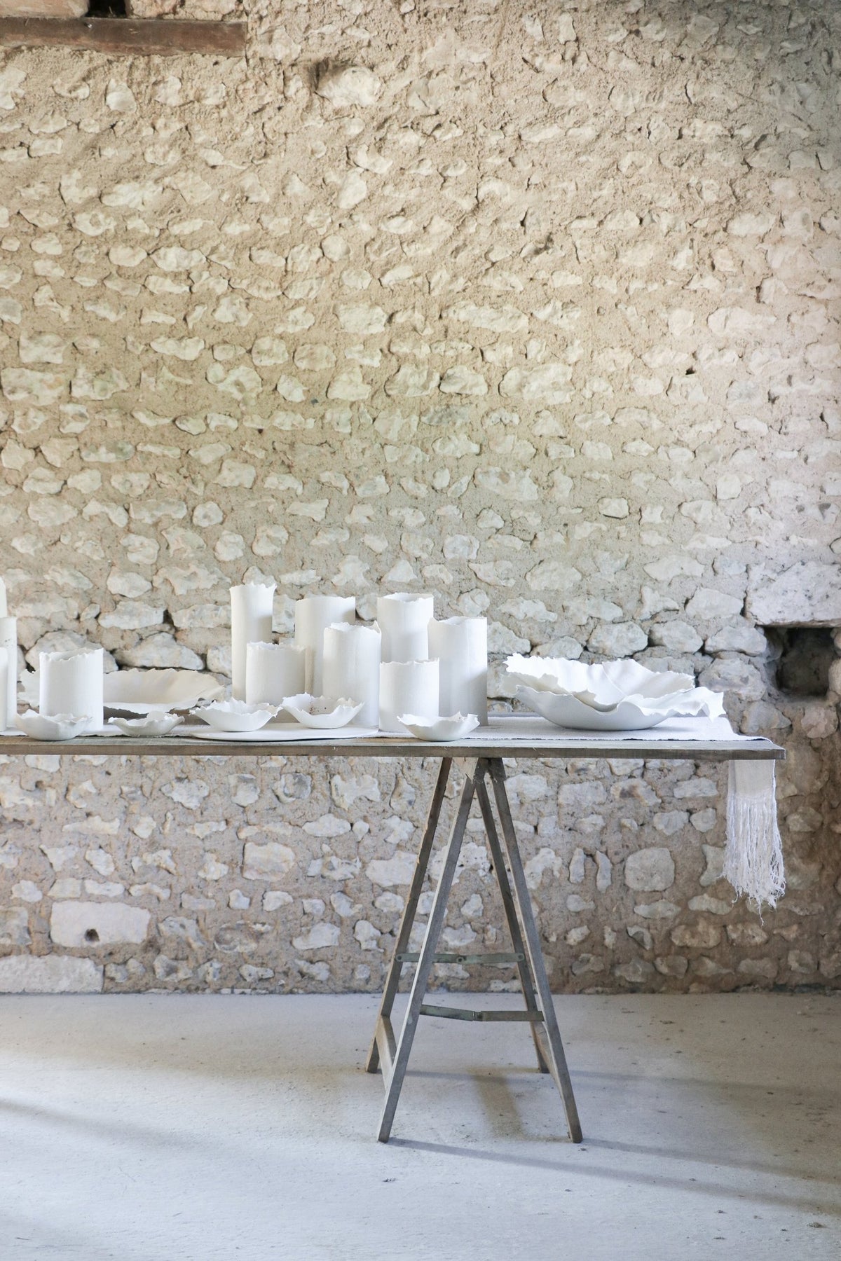 Ensemble de coupelles en porcelaine Lin