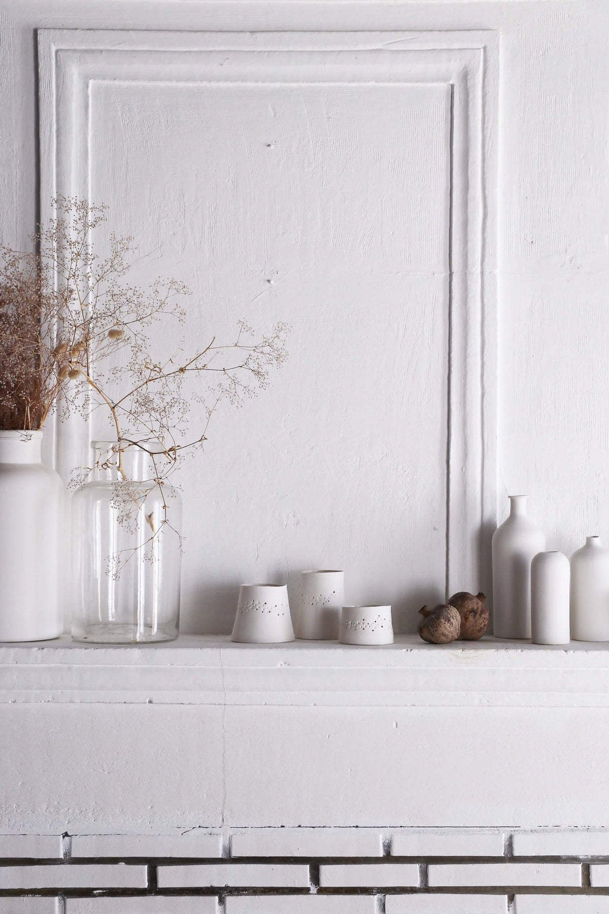 Photophore en porcelaine Point