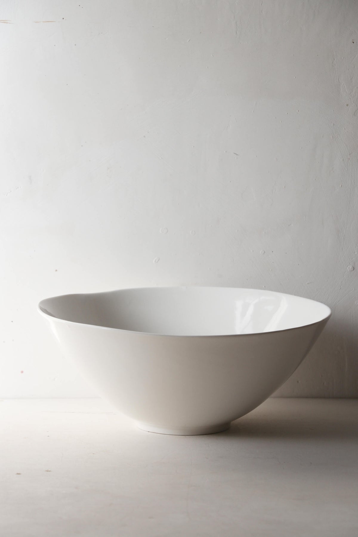 Grand Saladier en porcelaine évasé Simple