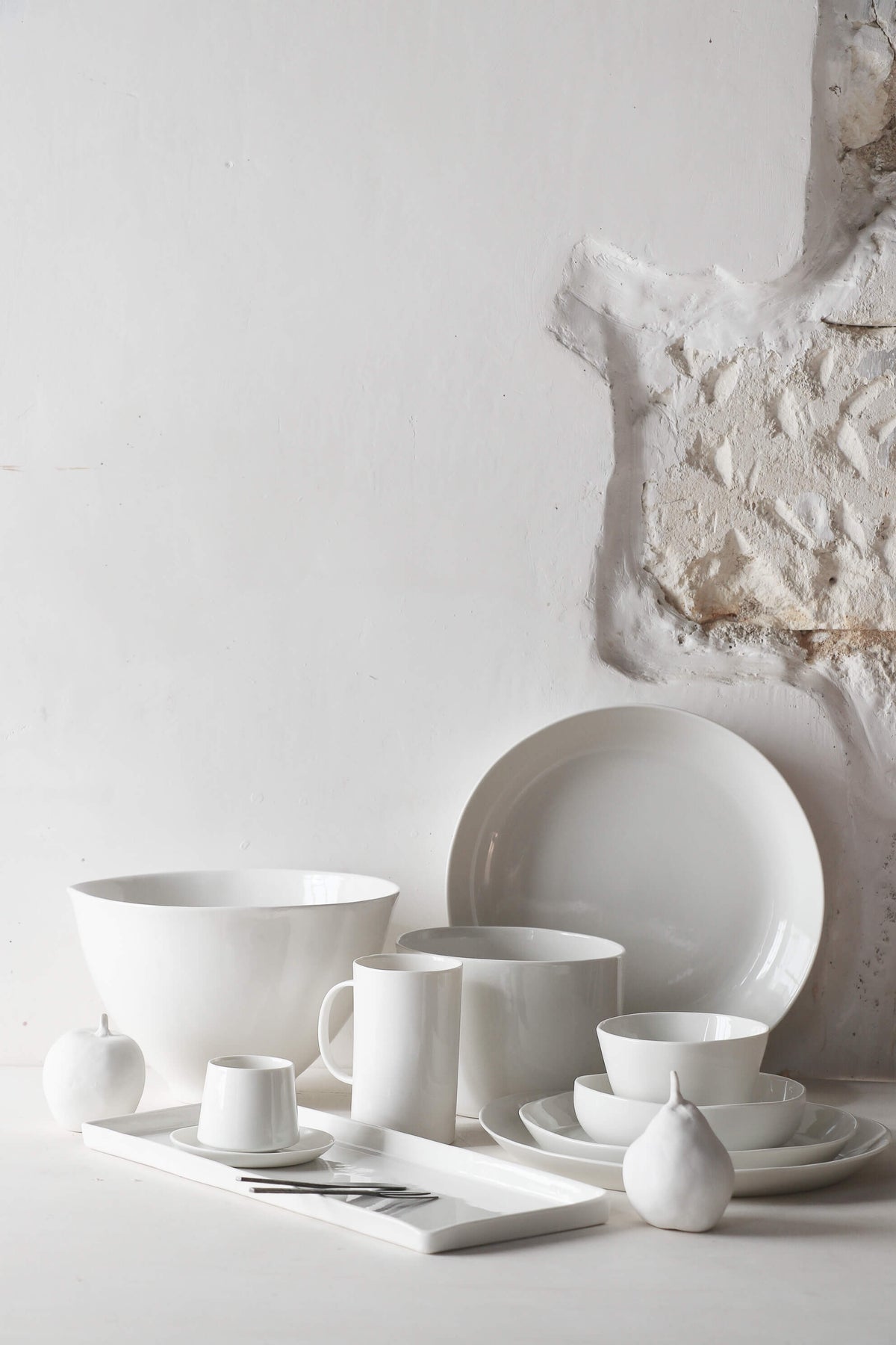 Saladier en porcelaine évasé Simple